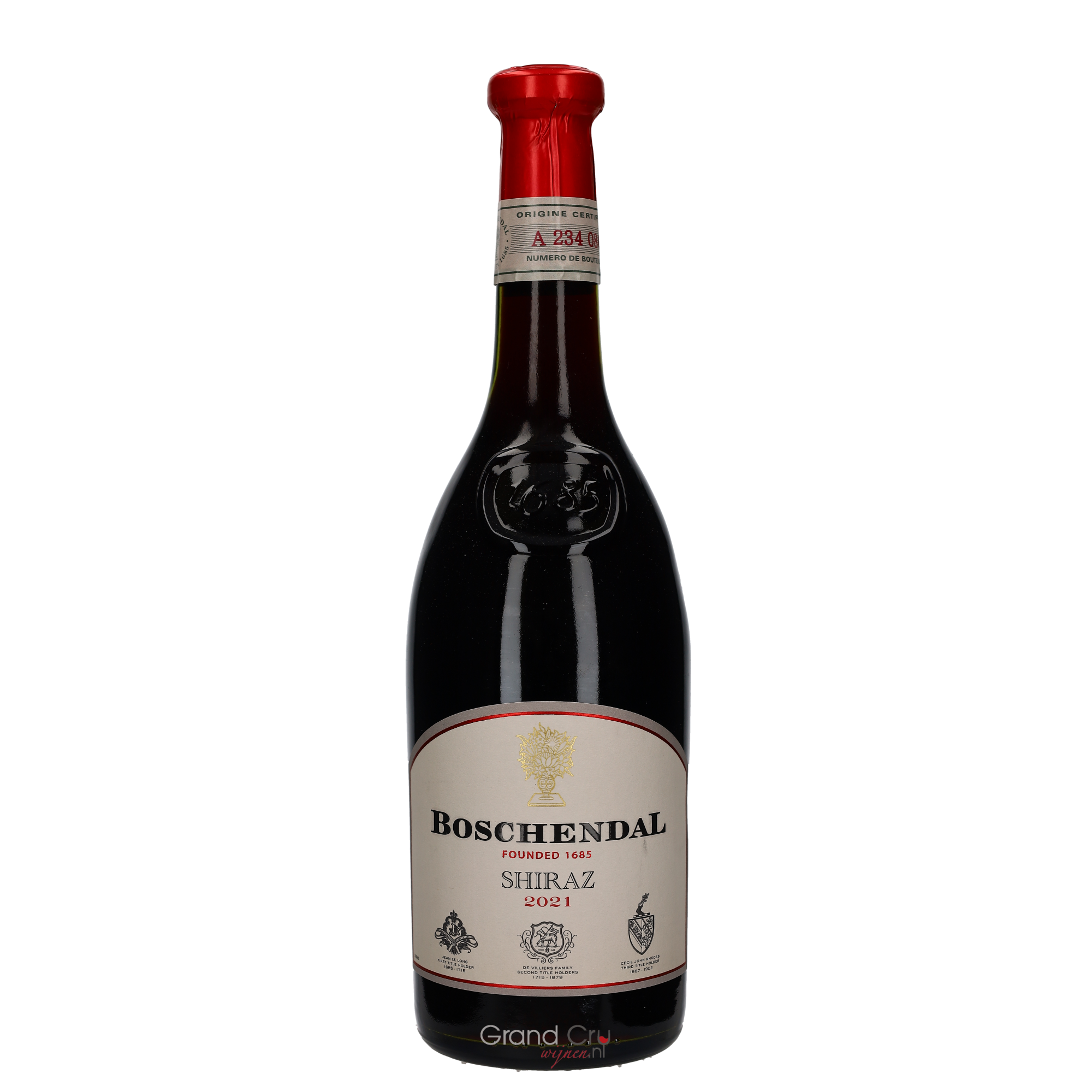 2021 Boschendal 1685 Shiraz