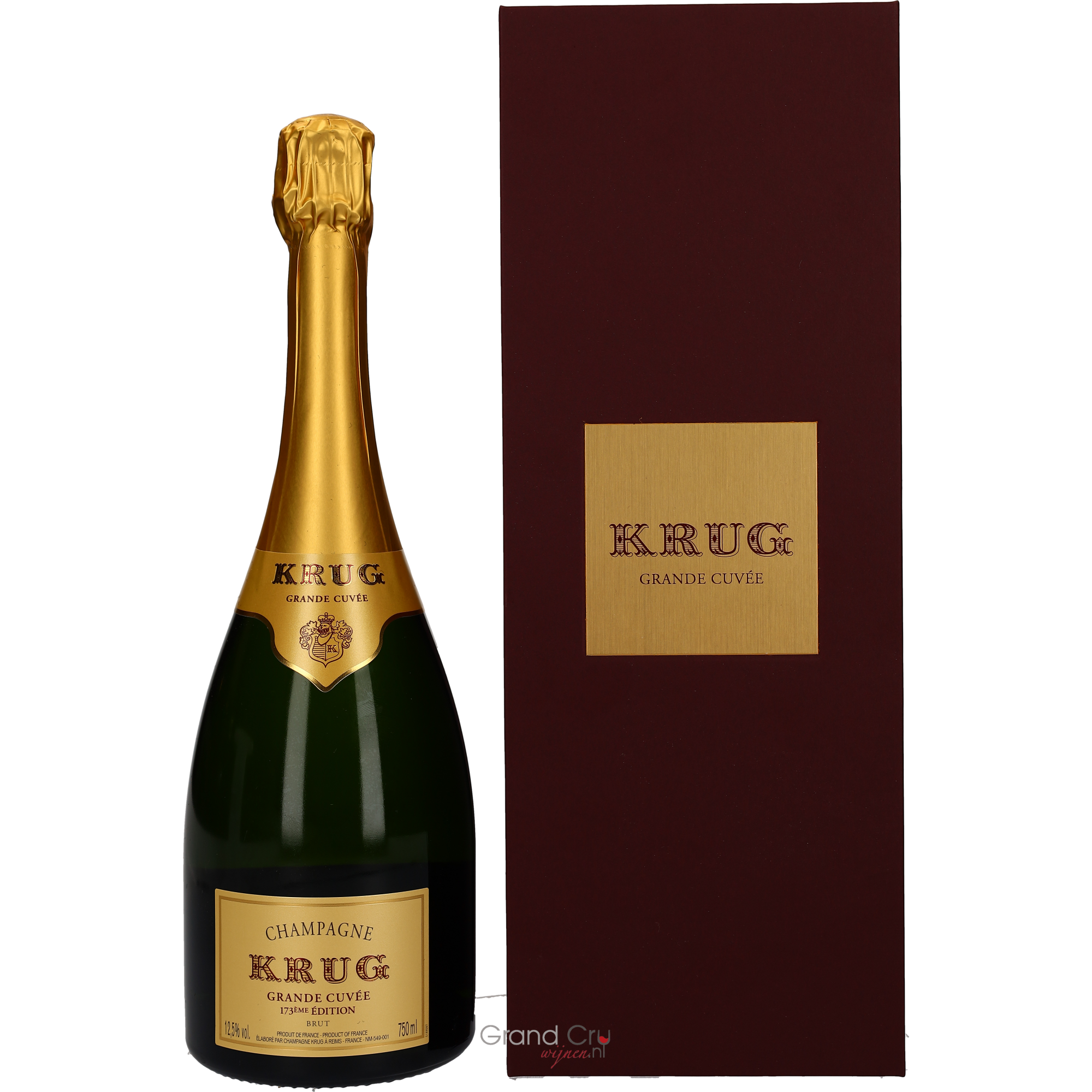 Champagne Krug Grande Cuvee Brut Edition 173 in Giftbox