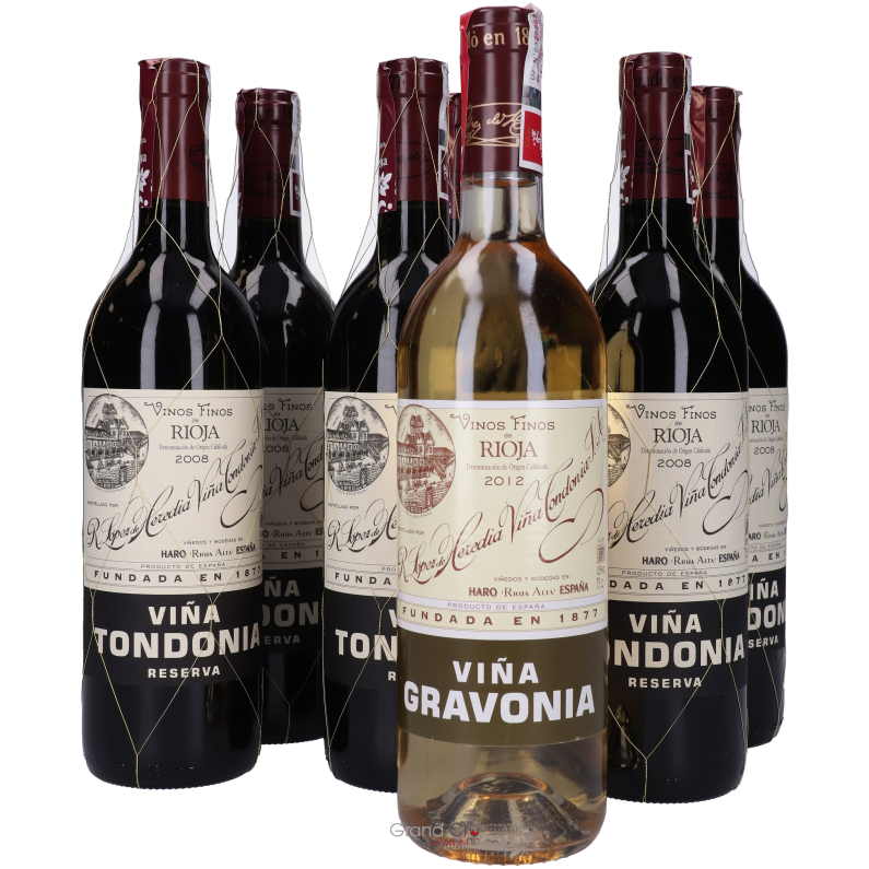 2012 Lopez de Heredia Viña Tondonia Gravonia Blanco & 6 fles Tondonia Reserva