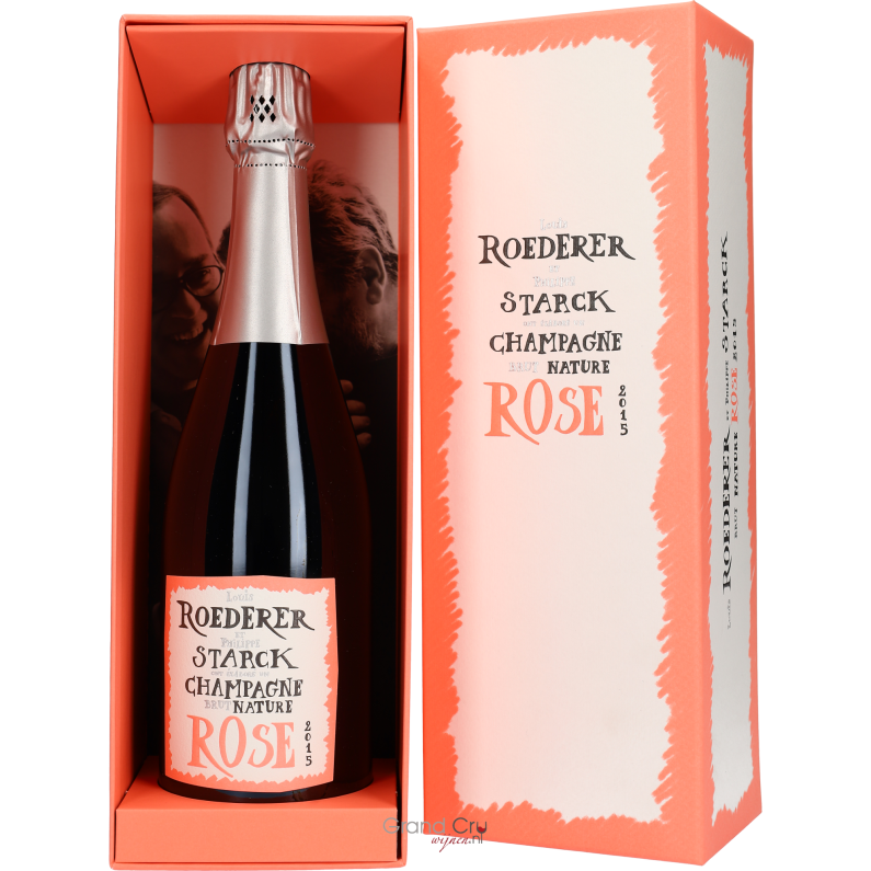 2015 Champagne Louis Roederer & Philippe Starck Brut Nature Rosé 
