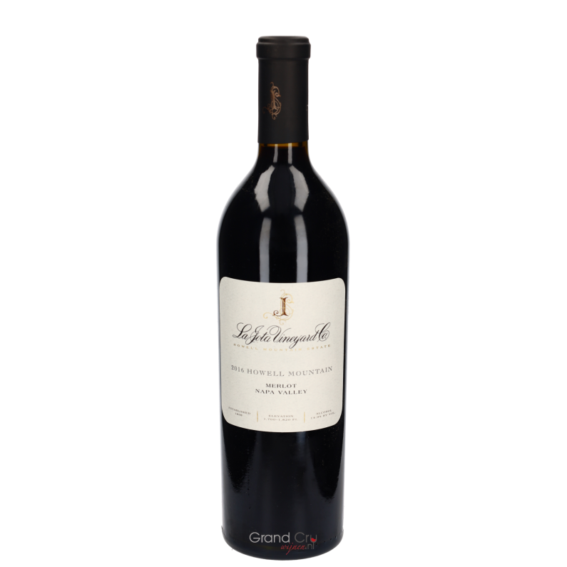 2016 La Jota Merlot Howell Mountain