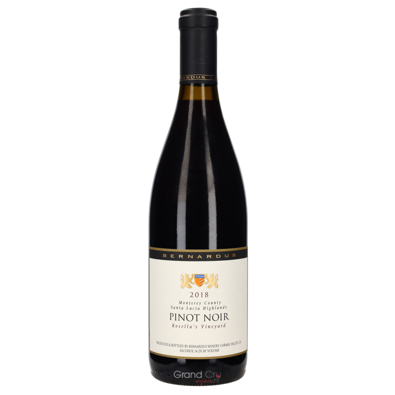 2018 Bernardus Pinot Noir Rosella's Vineyard