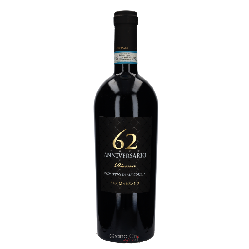 2019 San Marzano Anniversario 62 Primitivo di Manduria Riserva