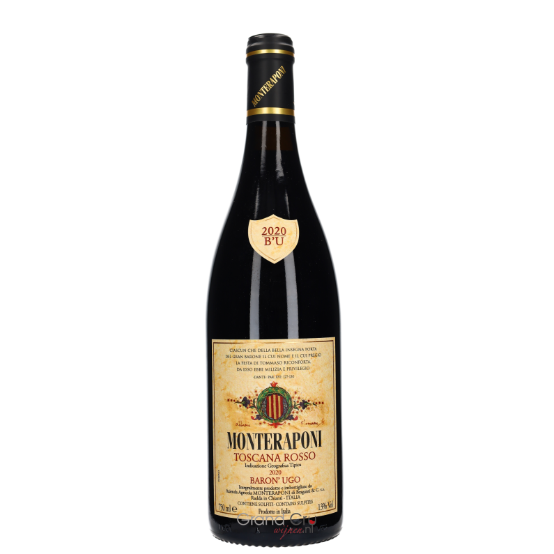 2020 Monteraponi Toscana Rosso Baron' Ugo