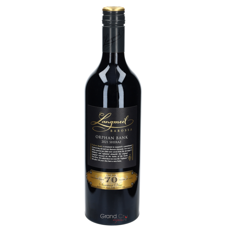 2021 Langmeil Orphan Bank Shiraz