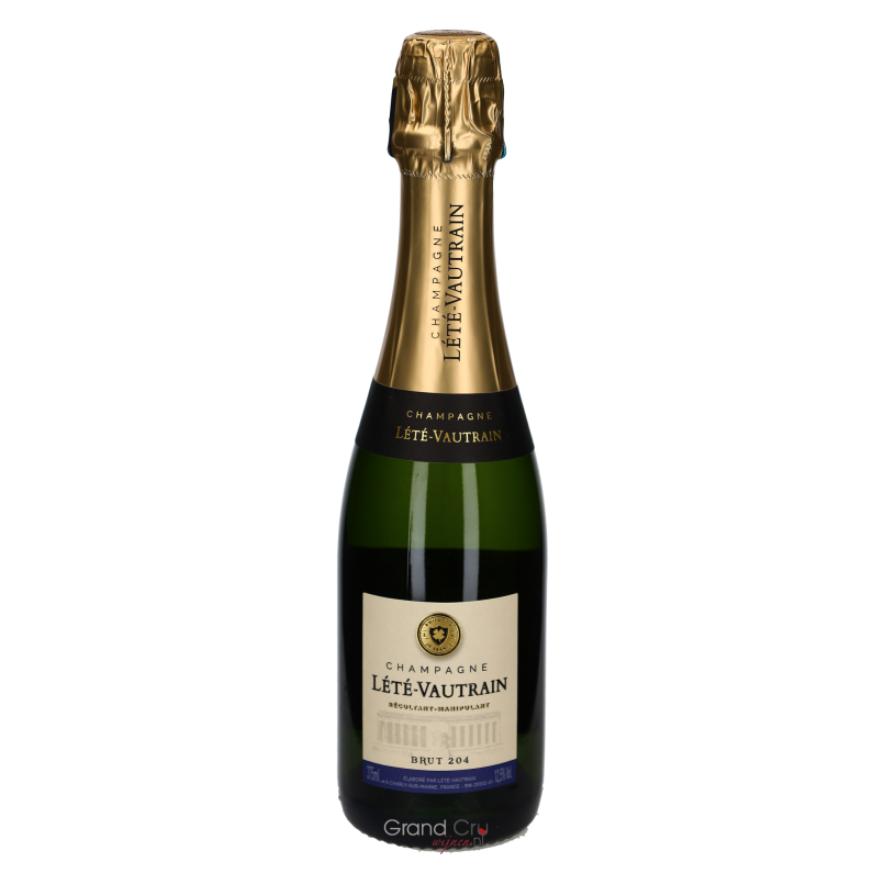 Champagne Lété Vautrain Brut 204 (0.375 liter)
