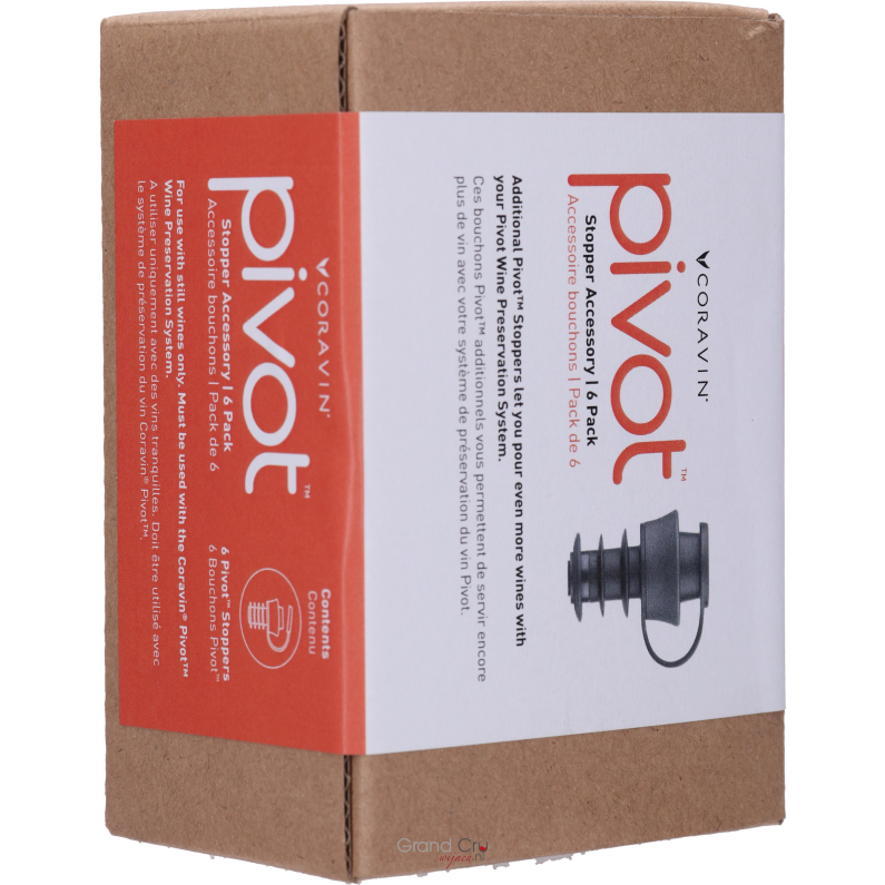 Coravin Pivot Silicone Stoppers - 6 Stuks