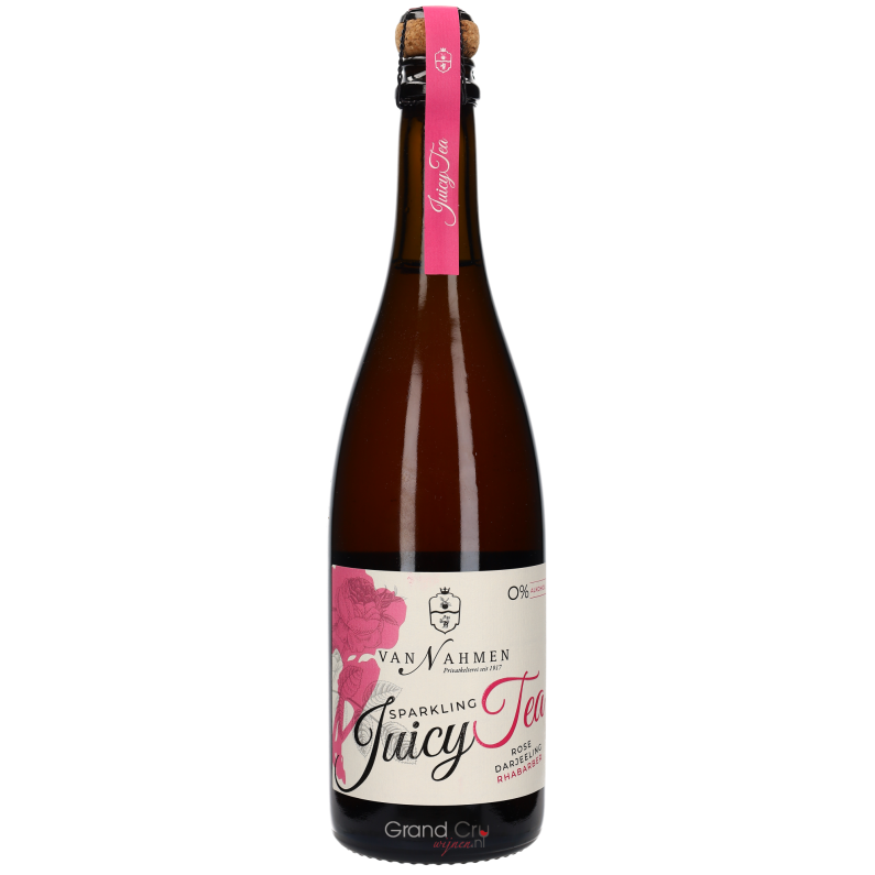 Van Nahmen Sparkling Juicy Tea Roos Darjeeling Rabarber 0% BIO