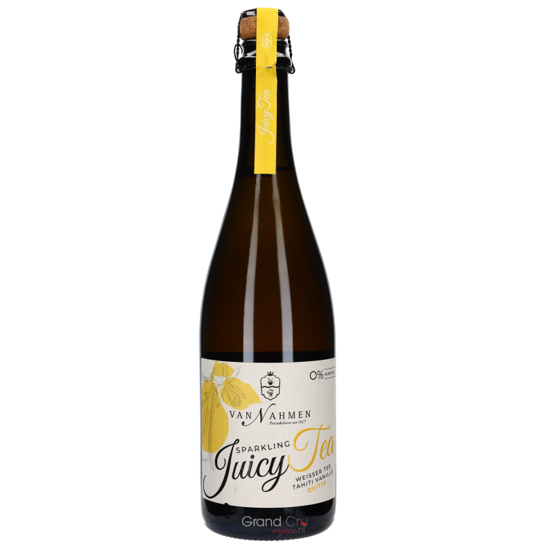 Van Nahmen Sparkling Juicy Tea Vanille-Kweepeer 0% BIO