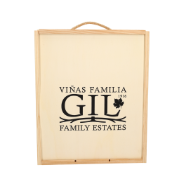 Luxe houten schuifkist 3-vaks van Juan Gil
