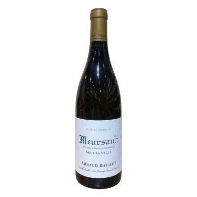 2021 Arnaud Baillot Meursault Sous La Velle
