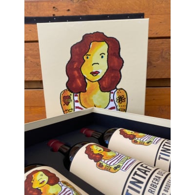 Casa Rojo Love is Wine Box - Tintafina & Macho Man