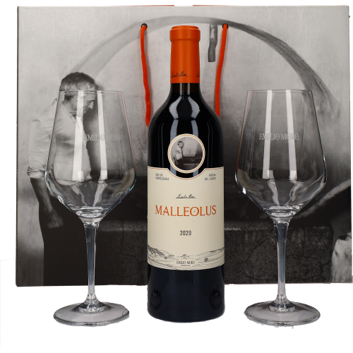 Emilio Moro Malleolus giftbox met 2 Glazen en Kurkentrekker