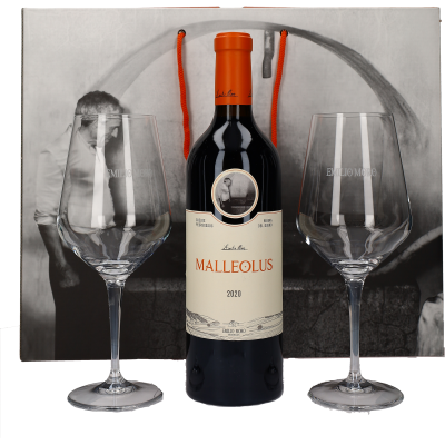Emilio Moro Malleolus giftbox met 2 glazen