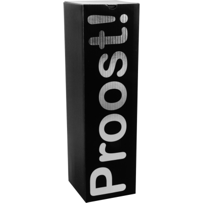 Wijndoos Proost zwart voor 1 fles