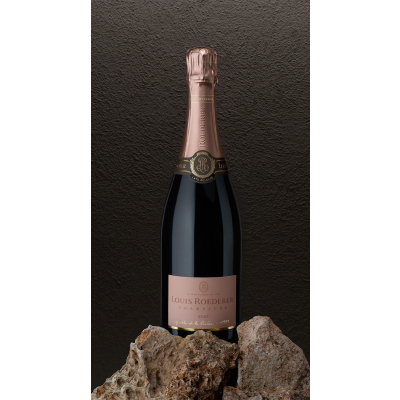 1999 Champagne Louis Roederer Brut Nature Rosé Late Release in Deluxe Case