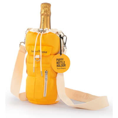 Champagne Veuve Clicquot Brut Puffy Bag ice jacket - Limited Edition