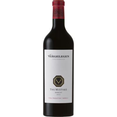2015 Vergelegen The Mistake Merlot
